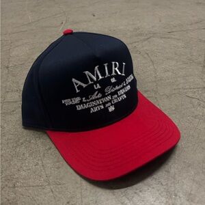 Trucker hat Amiri White and Blue/Red Caps